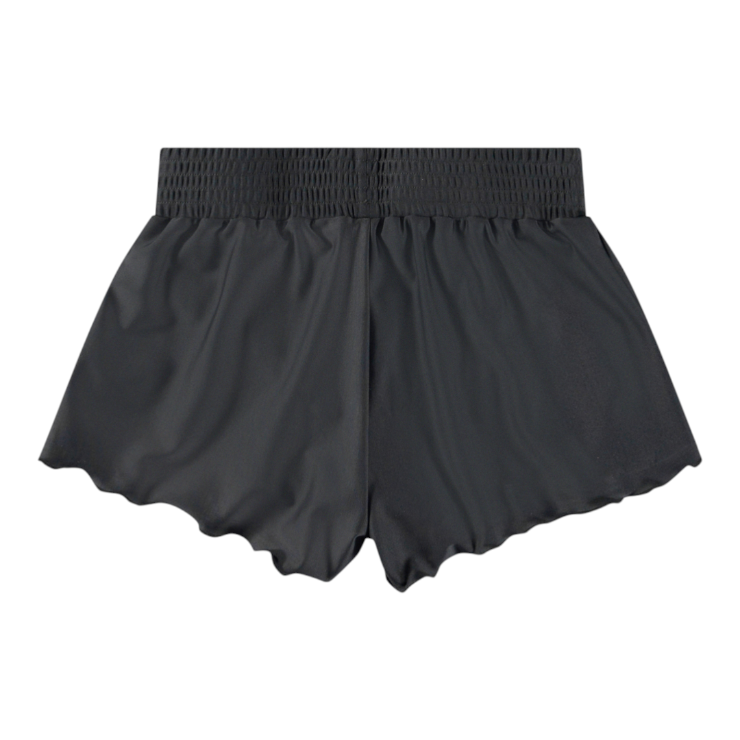 Girls Glitter Wings Swimsuit &amp; Black Trunks Set