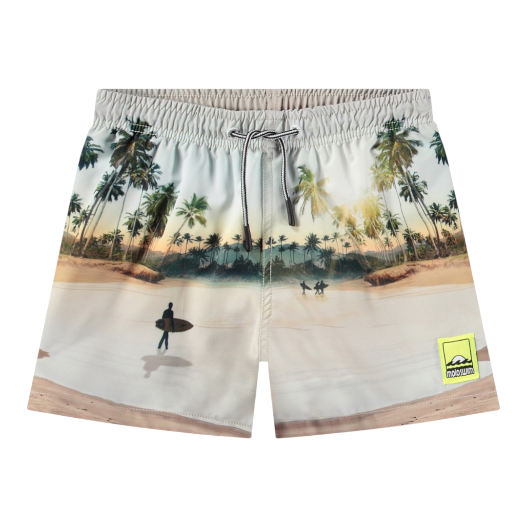 Boys Tropical Surf Beach Swim Shorts