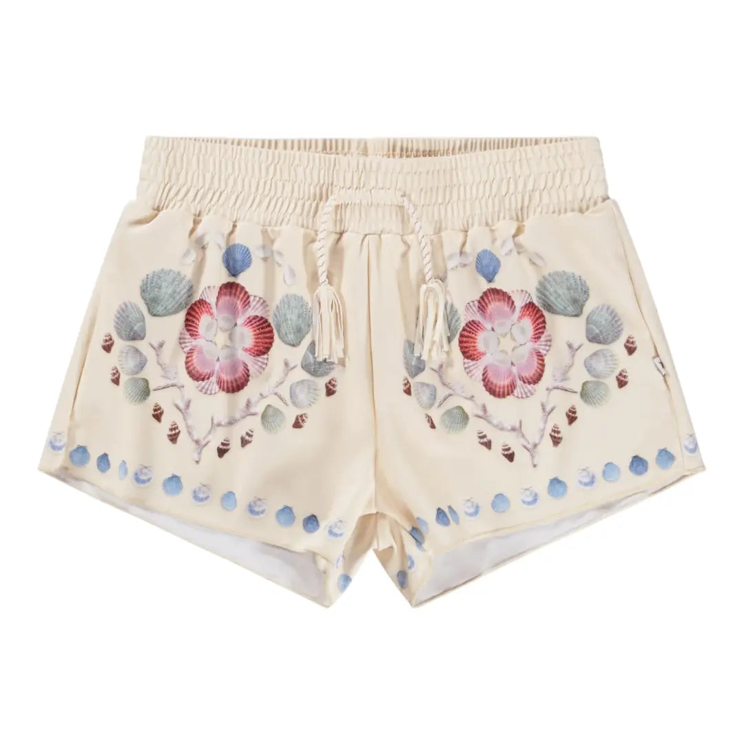 Girls Coastal Shell Swimsuit &amp; Trunks Set Molo
