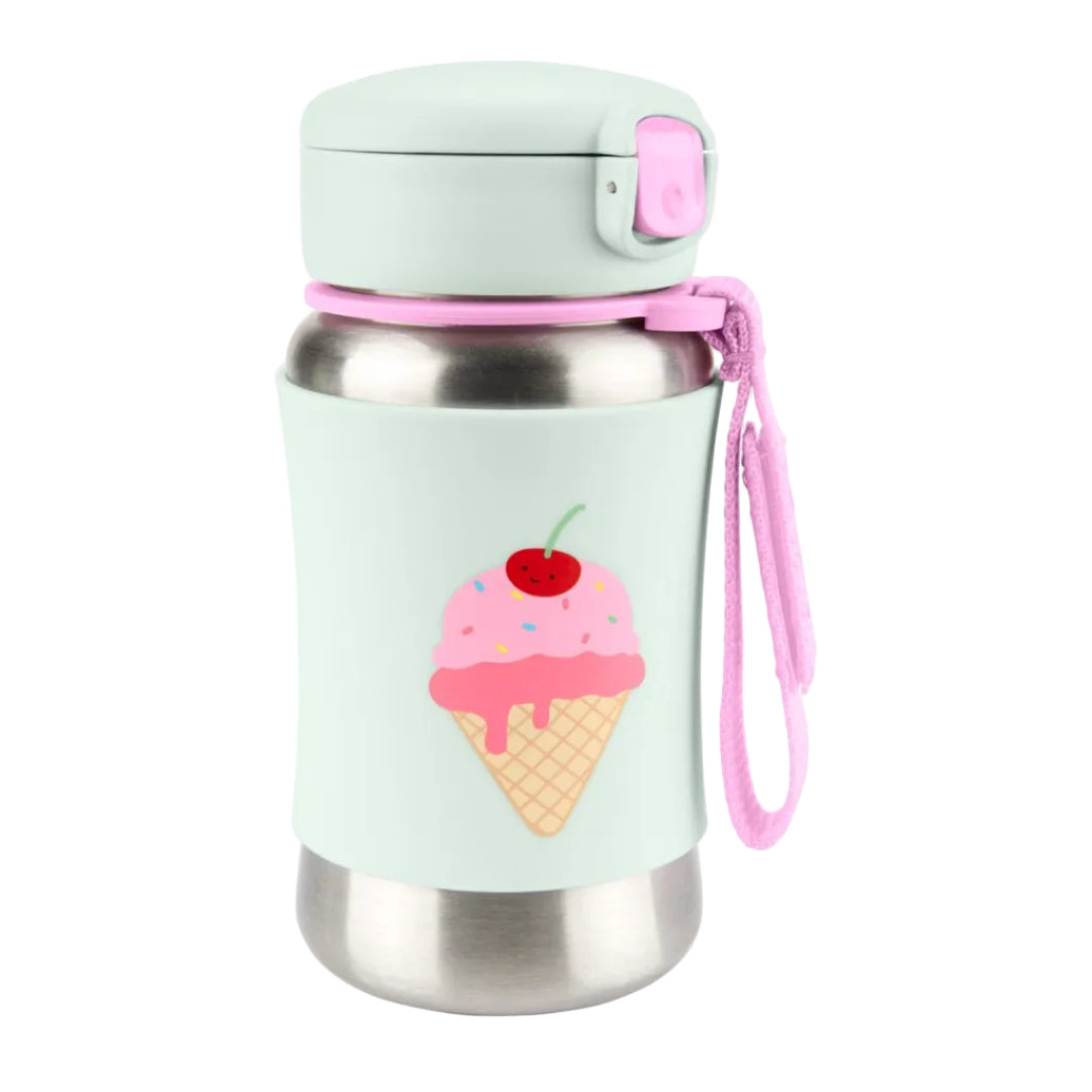 Spark Style Stainless Steel Straw Bottle Ice Cream