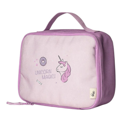 Insulated Square Lunch bag - Stormy Unicorn