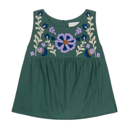 Cotton Blouse -Tuscan Green