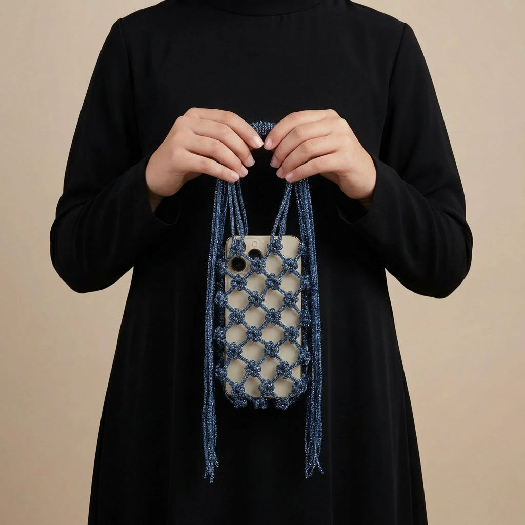 Layali Macramé Phone Bag