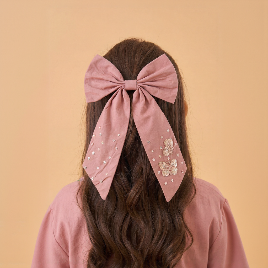 Blush Dust Bow