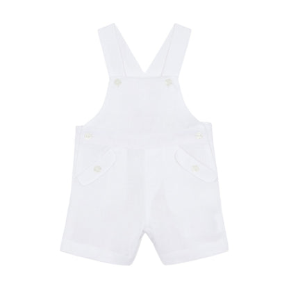 100% Linen Jumpsuit - White