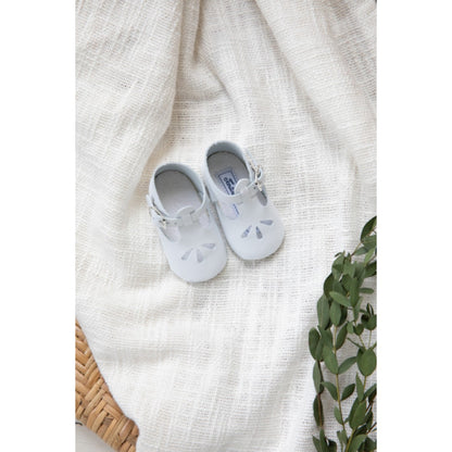 White Openwork Baby Ballerina