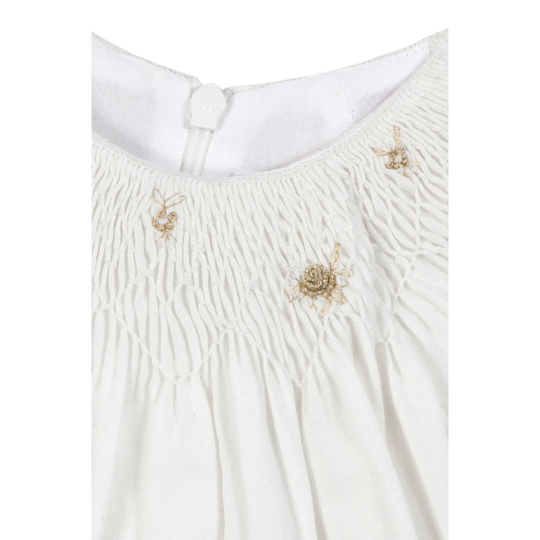 Ivory Dream Smocked Dress