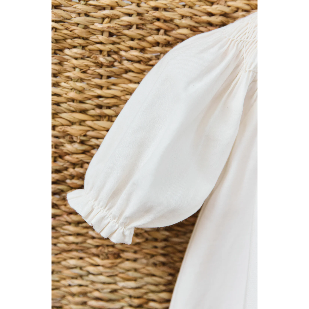 Ivory Dream Smocked Dress