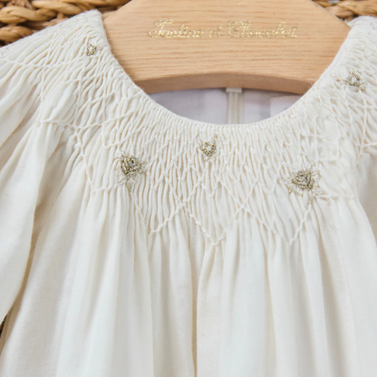 Ivory Dream Smocked Dress