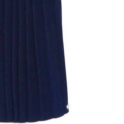 Classic Navy Pleat Dress