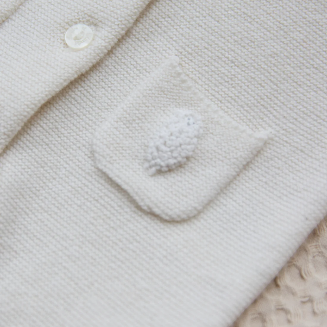 Soft Knit Ivory Romper