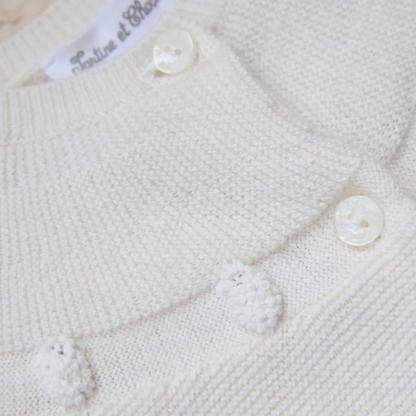 Soft Knit Ivory Romper