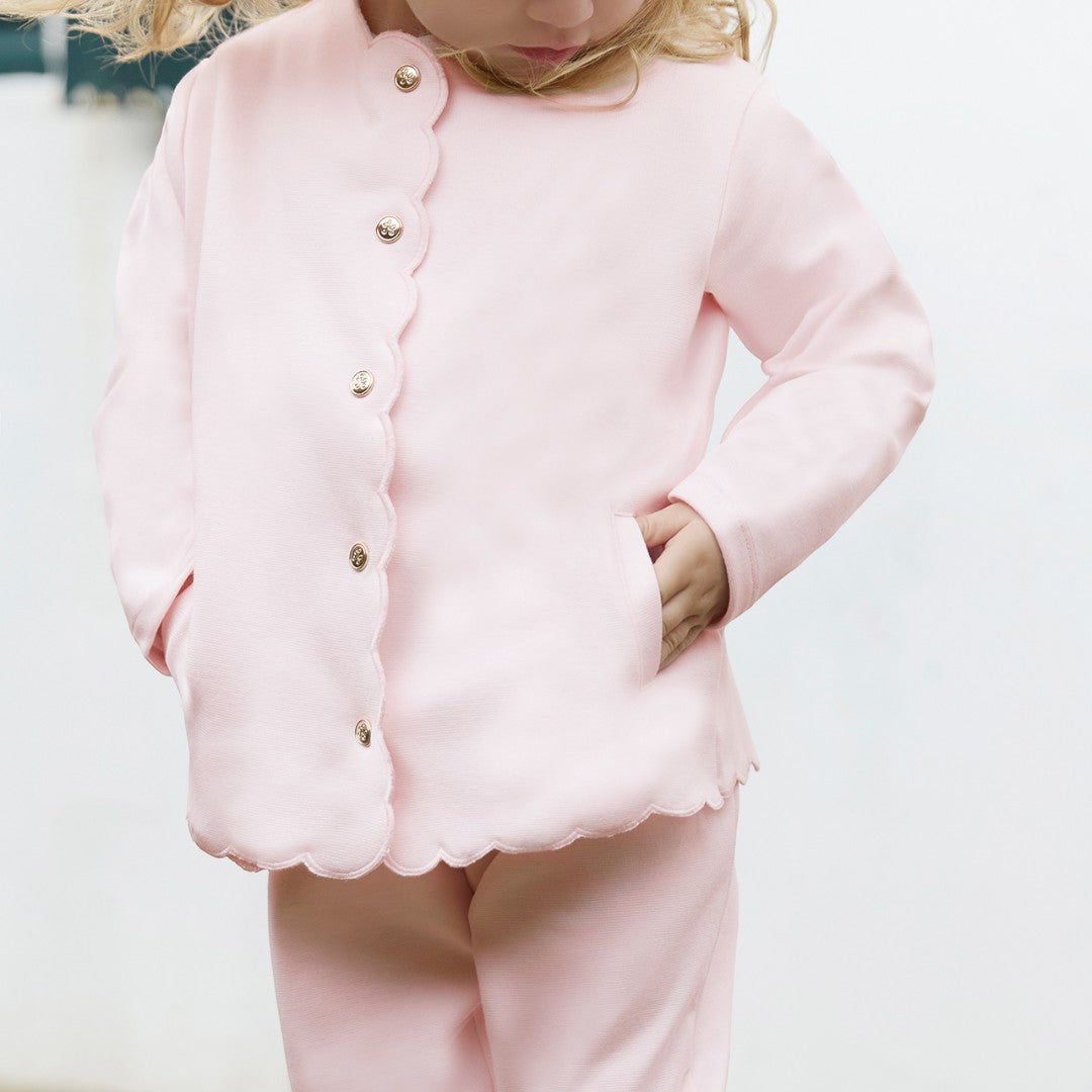 Pale Pink Mini Chic Scallop Set