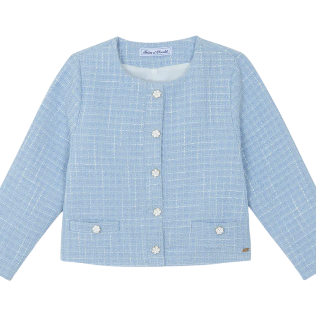 Blue Tweed Jacket
