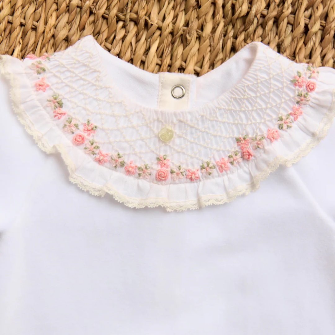 Blanche Fleur Baby Romper