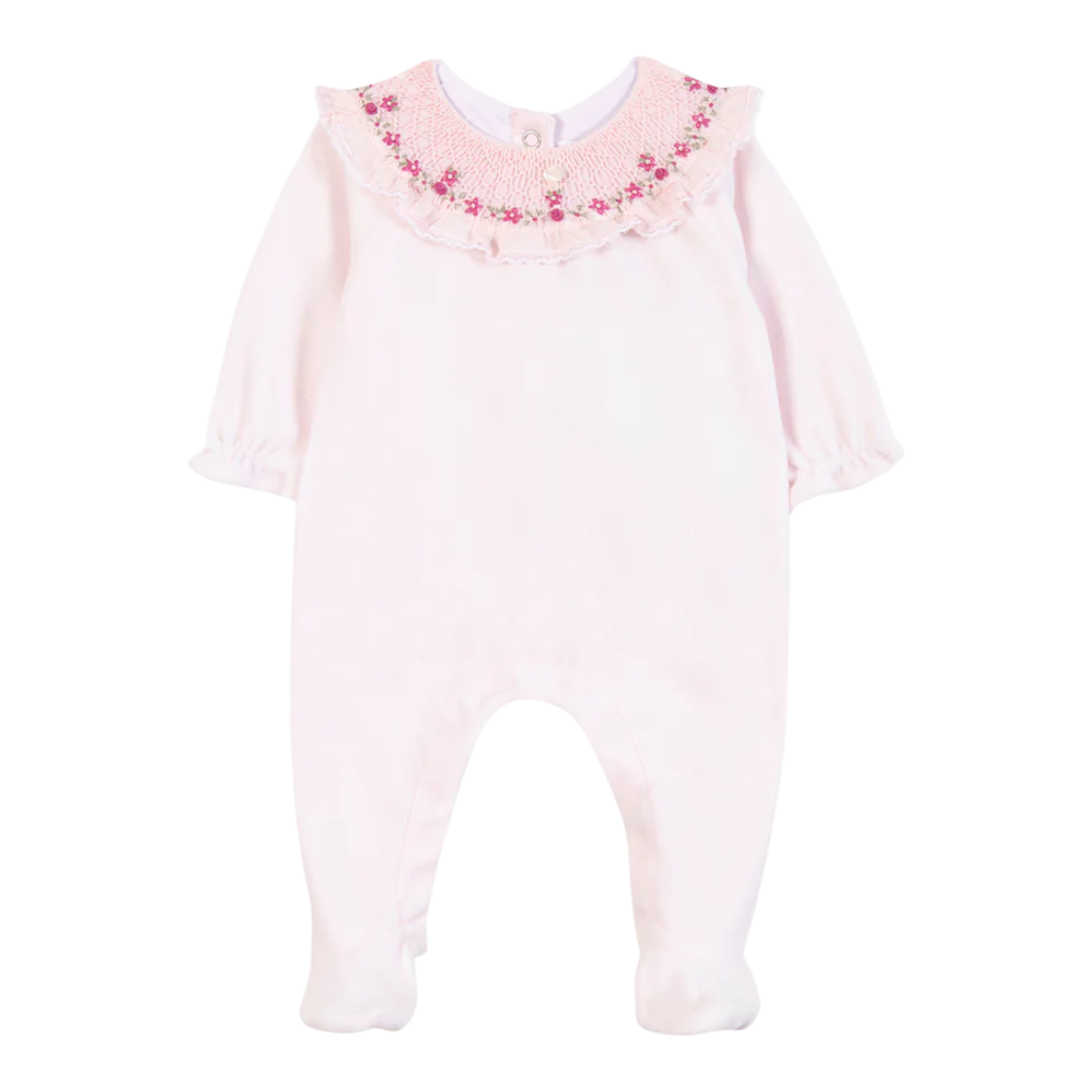 Petite Fleur Pink Romper