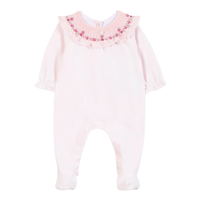 Petite Fleur Pink Romper