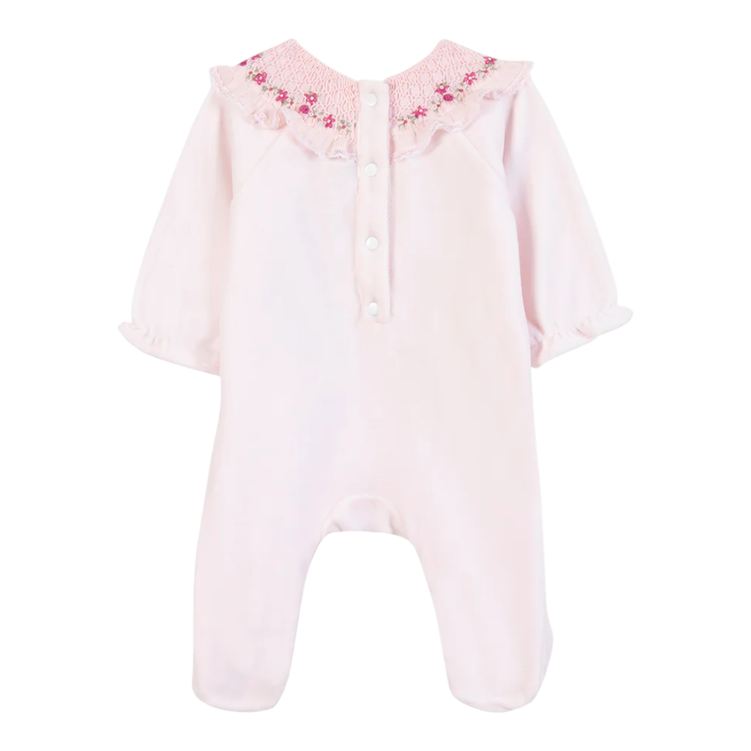 Petite Fleur Pink Romper