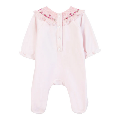 Petite Fleur Pink Romper