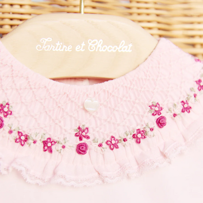 Petite Fleur Pink Romper