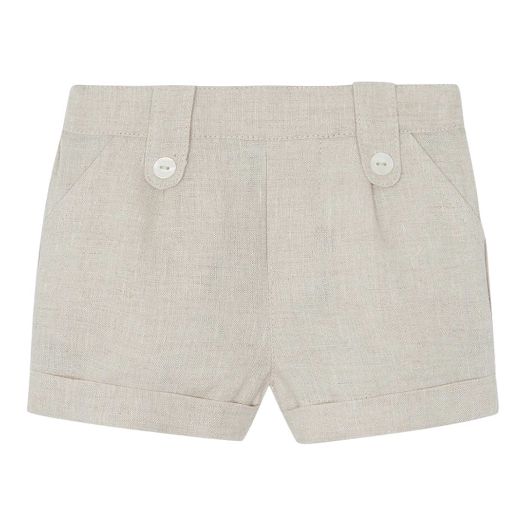Boys Sand Linen Shorts
