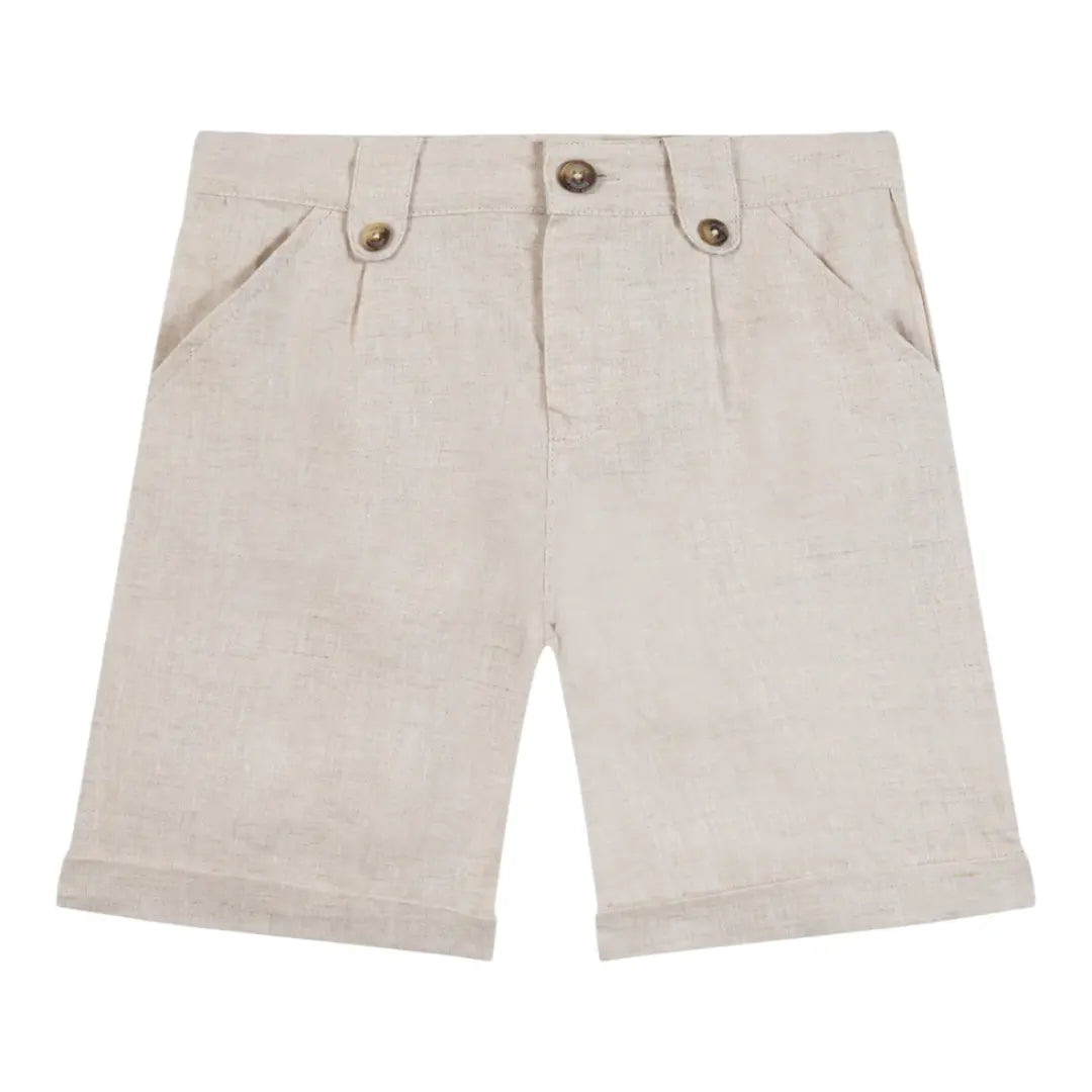 Boys Sand Linen Ceremony Shorts