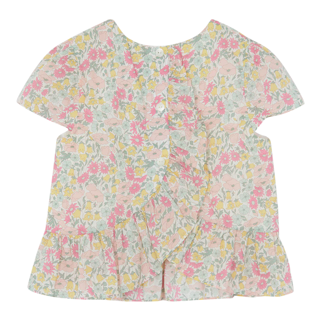 Girls Citrus Liberty Print Short Set