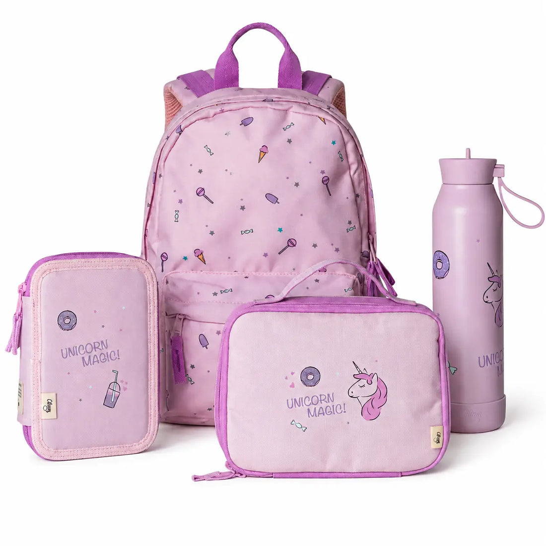 Stormy Unicorn Set of 4 CITRON
