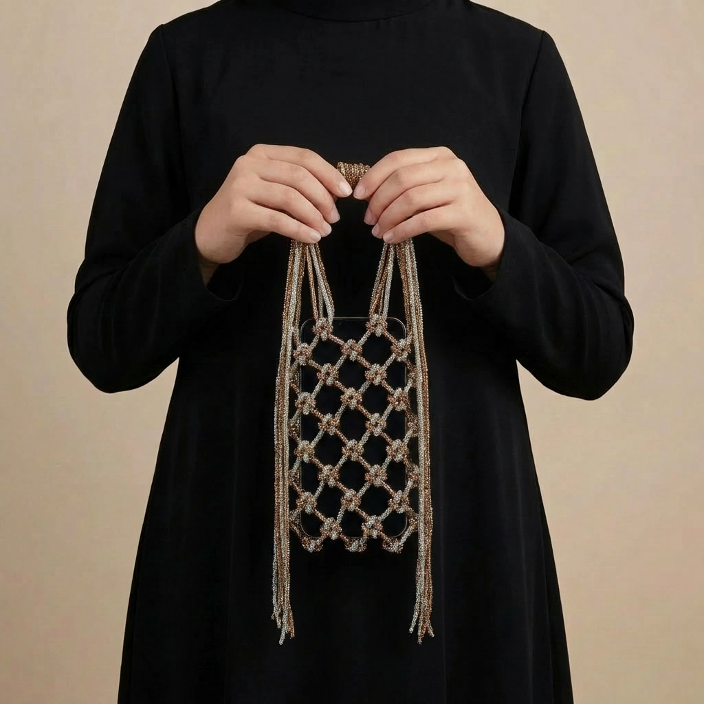 Layali Macramé Phone Bag