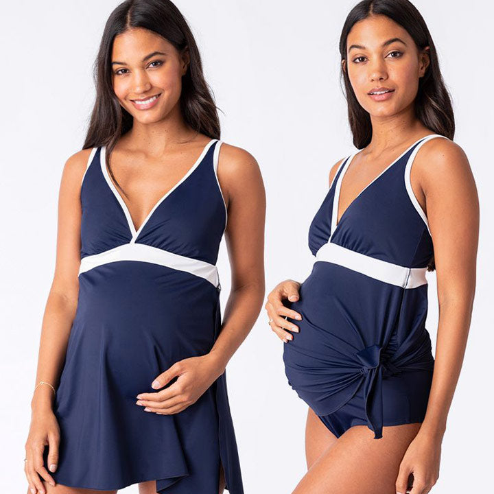 Crete 2: Tie Skirt Swimsuit