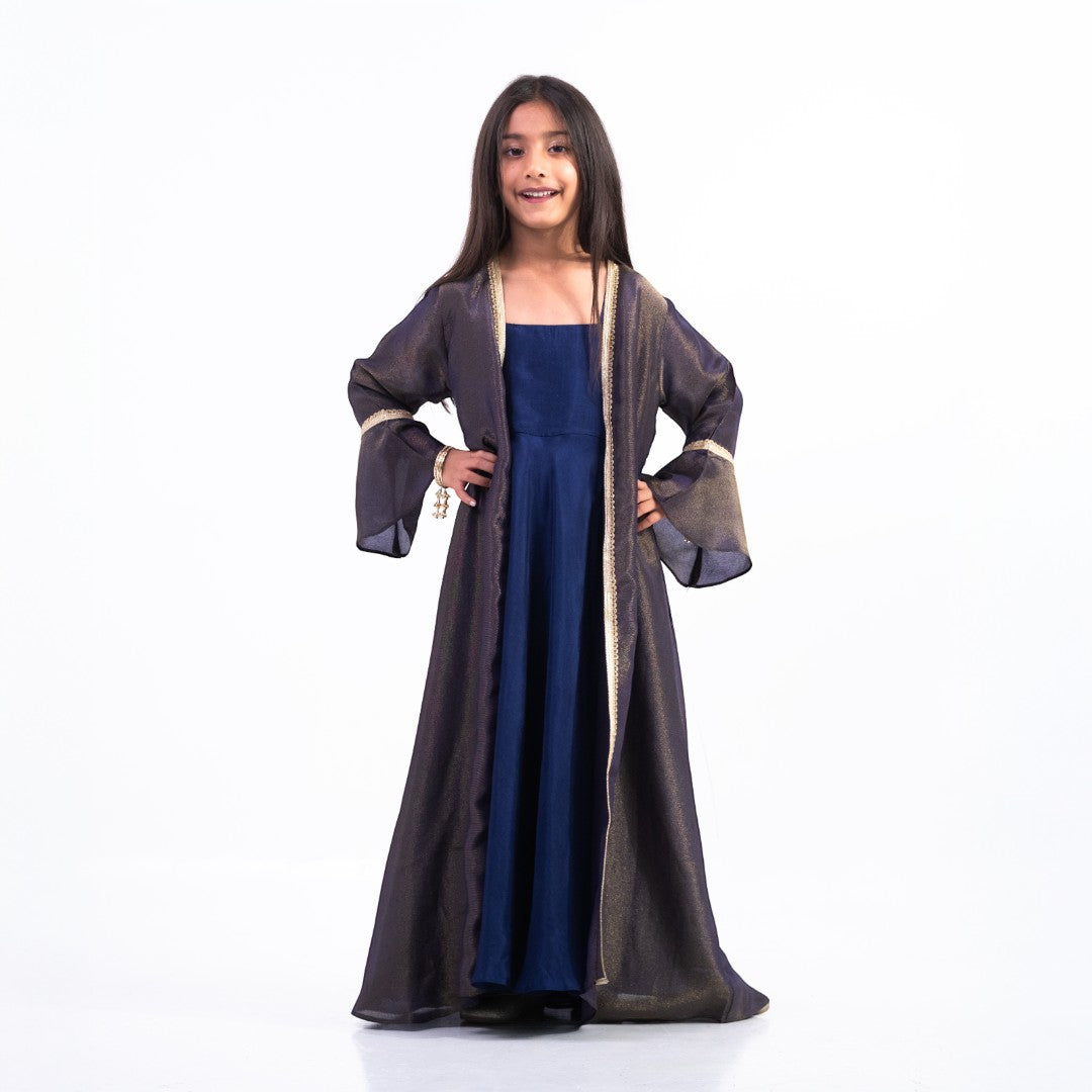 Royal Blue Daraa Two Piece Set