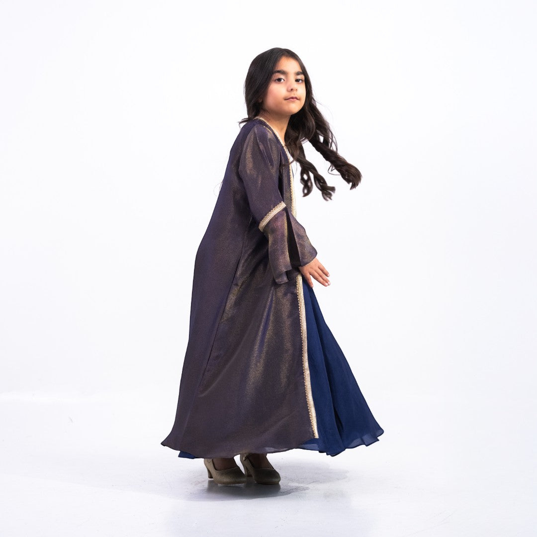Royal Blue Daraa Two Piece Set