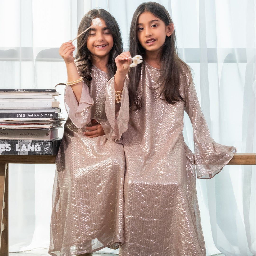 Rose Gold Shimmer Dress