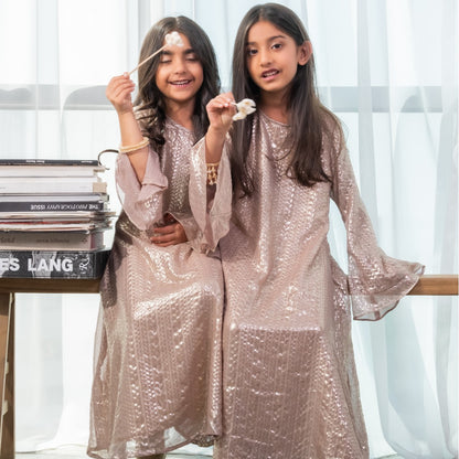 Rose Gold Shimmer Dress