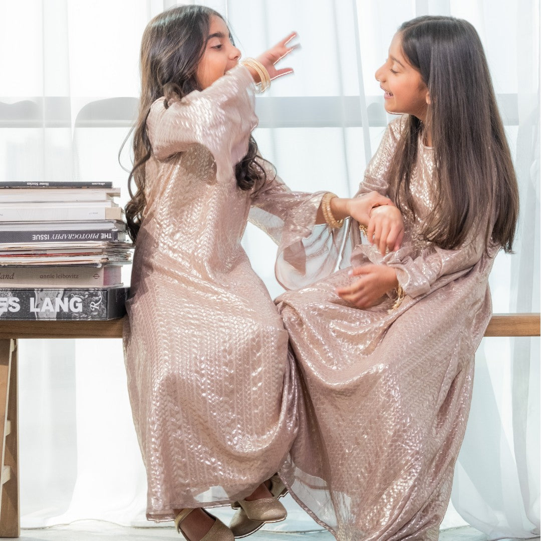 Rose Gold Shimmer Dress