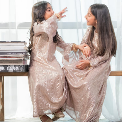 Rose Gold Shimmer Dress
