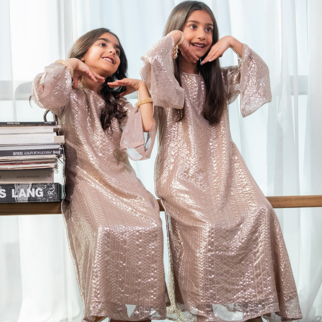Rose Gold Shimmer Dress