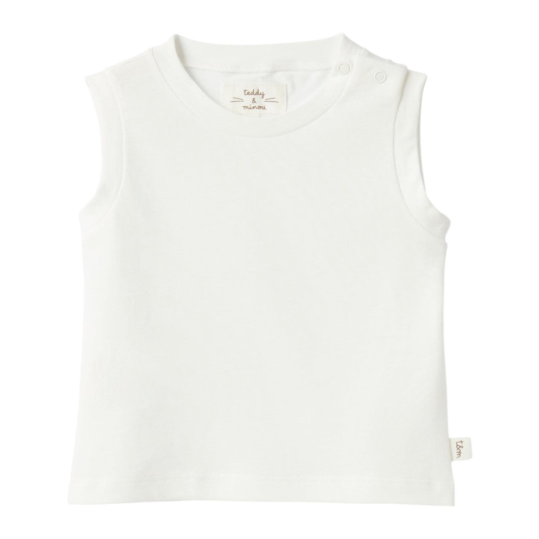 Tank Top Milk & Trousers Beige