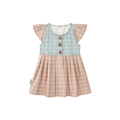 Organic Cotton Checkers Easy-Dress