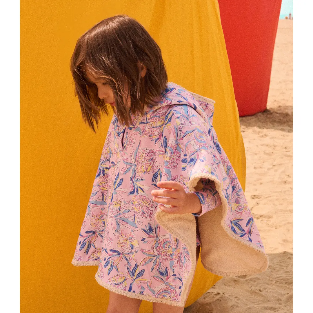 Mael Pink Lush Paradise Beach Cape for Girls LOUISE MISHA