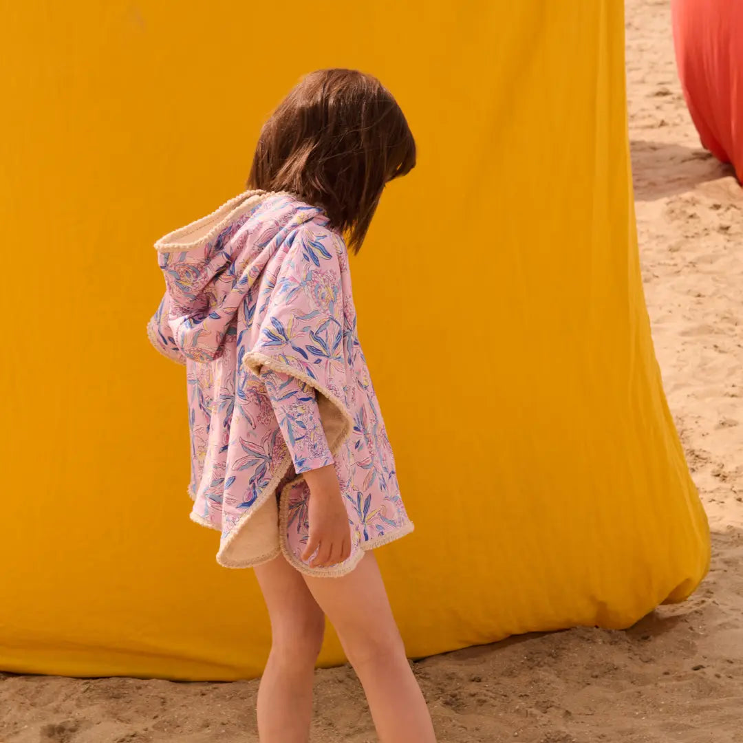 Mael Pink Lush Paradise Beach Cape for Girls LOUISE MISHA
