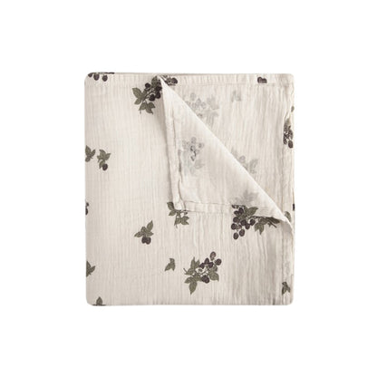 Blackberry Muslin Swaddle Blanket