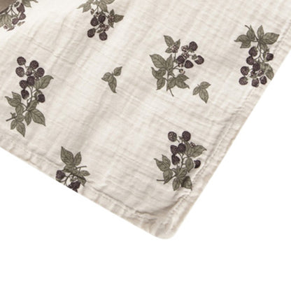 Blackberry Muslin Swaddle Blanket