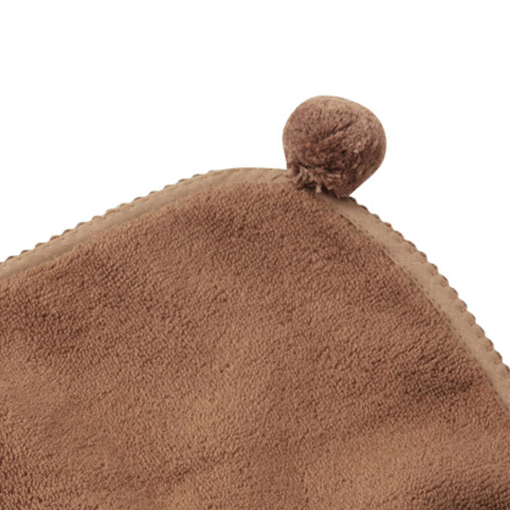 Cinnamon Terry Hooded Towel
