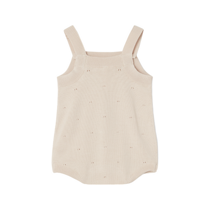 Knitted Romper - Cream
