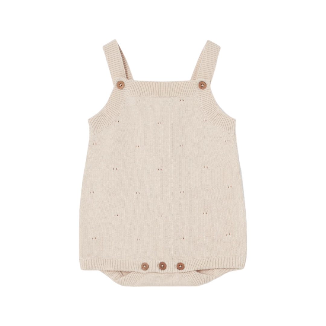 Knitted Romper - Cream