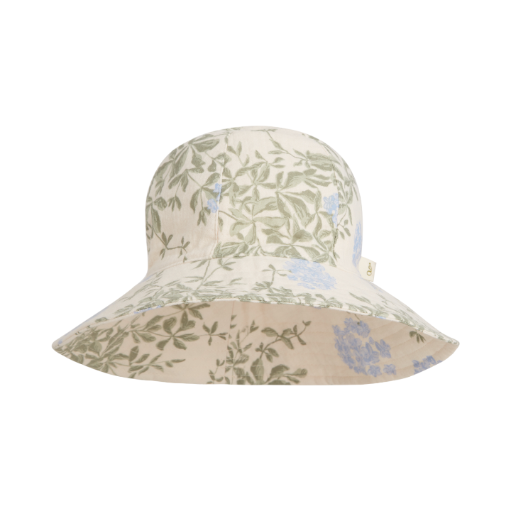 Muslin Sun hat Plumbago