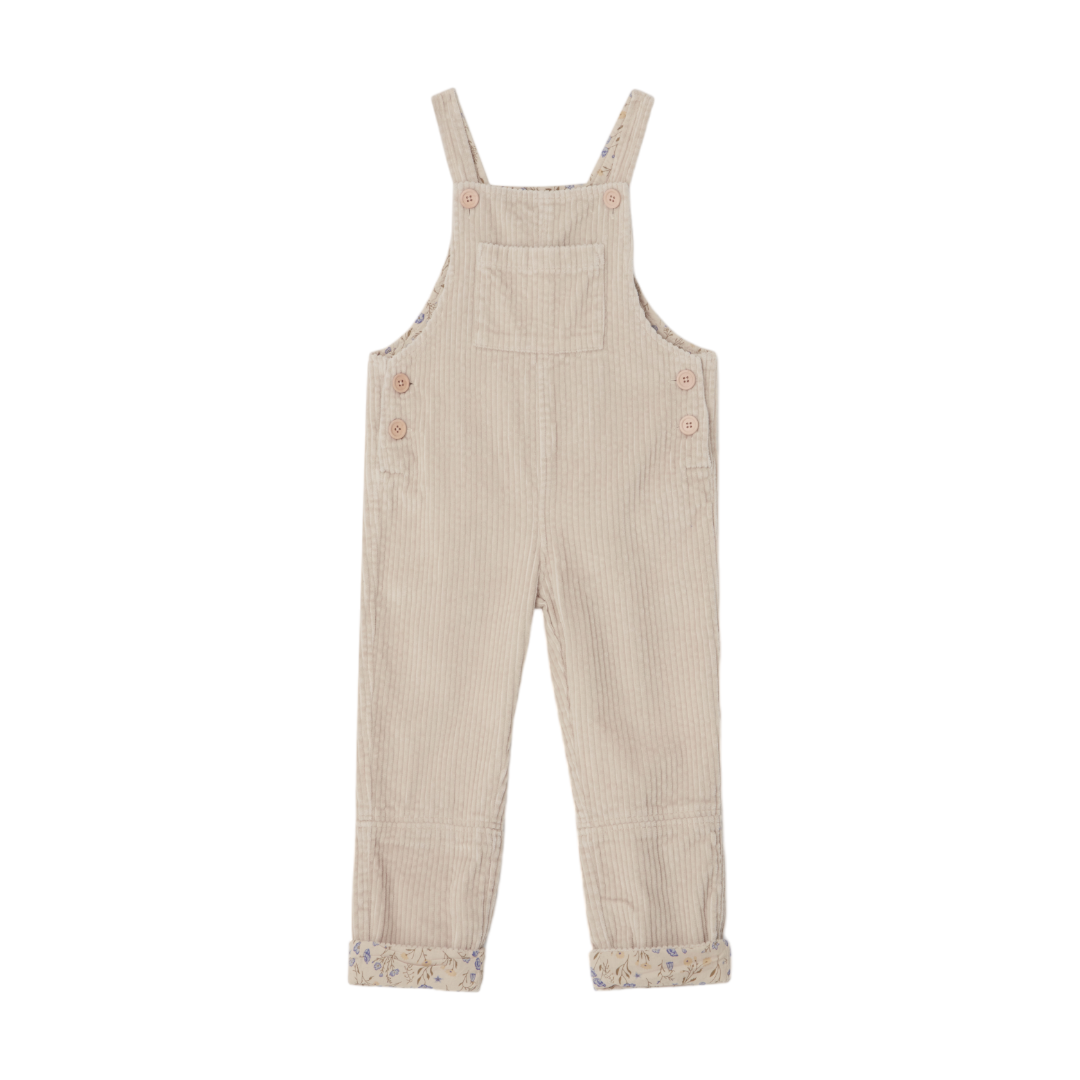 Oat Corduroy Dungarees