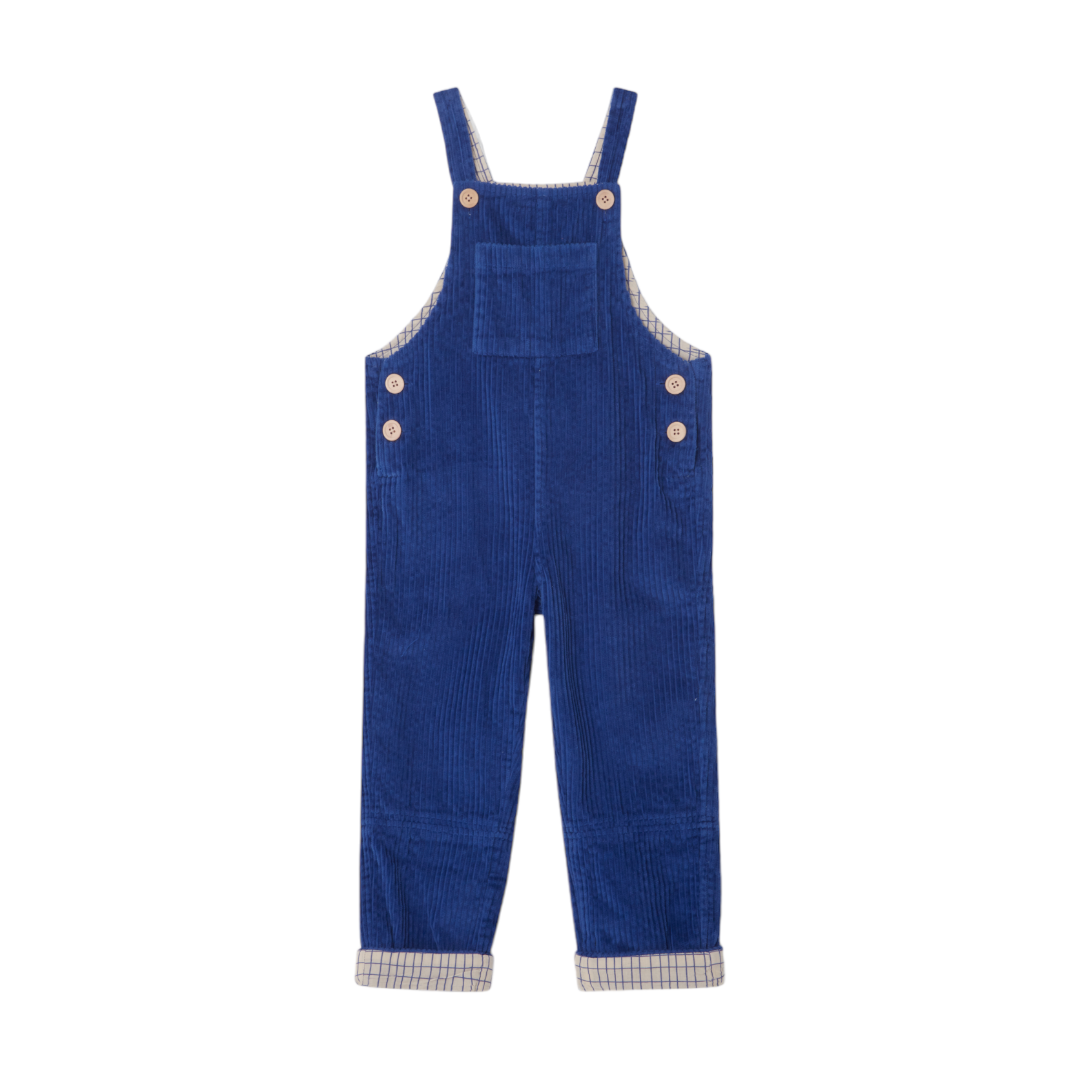 Cobalt Corduroy Dungarees