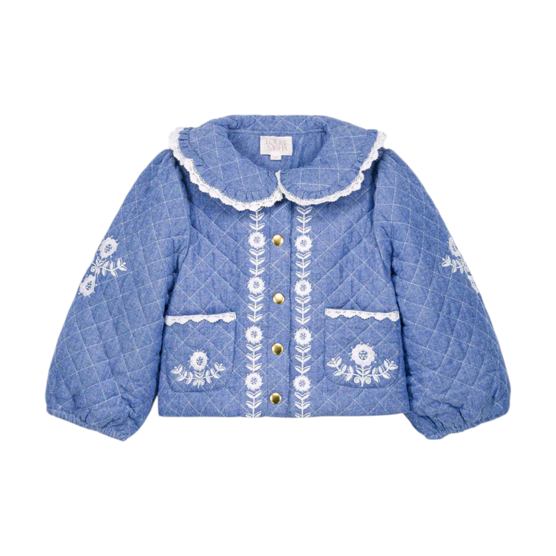 Blue Chambray - Coat Jouliana
